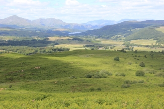 Landscape view of Lowick Common Nature Reserve