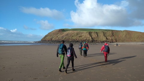 St Bees surveying day