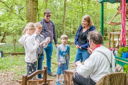 image of childrens outdoor activity - dunsmore - warwick wildlife trust