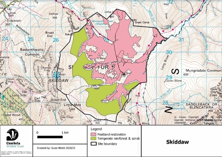 Skiddaw Forest Map