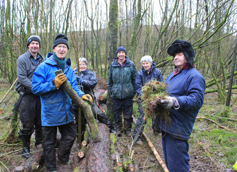 Kendal Conservation Volunteers at Birds Park Reservoir