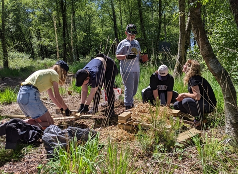 Young Volunteer Day, Foulshaw, August 2023