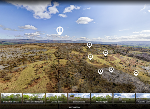 Hutton roof crags nature reserve virtual tour static image